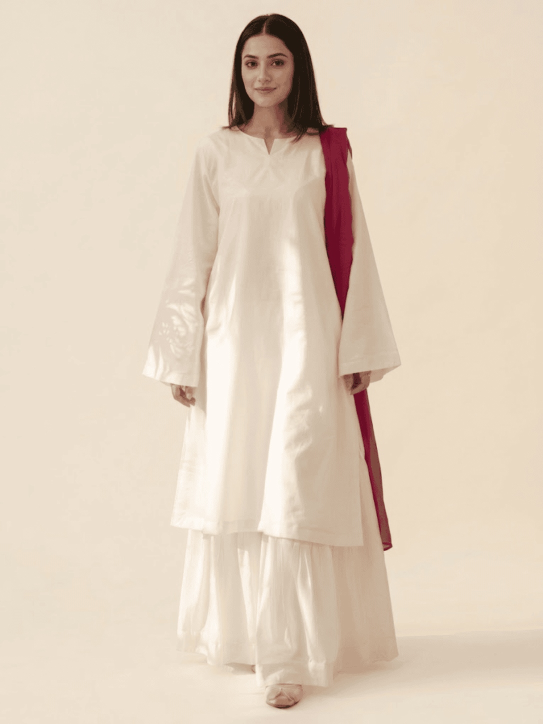 lavender-off-white-flapper-set
