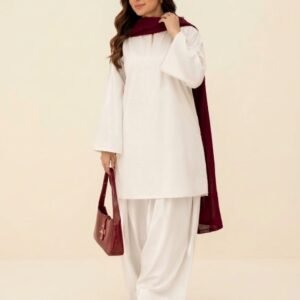elegant off white premium farshi shalwar set main