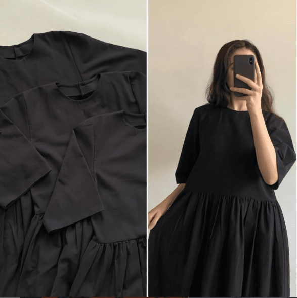 oversized cotton maxi frock oversized cotton maxi frock