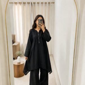 black lace co ord set – timeless elegance