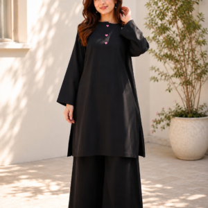 black heart set – three piece with dupatta3