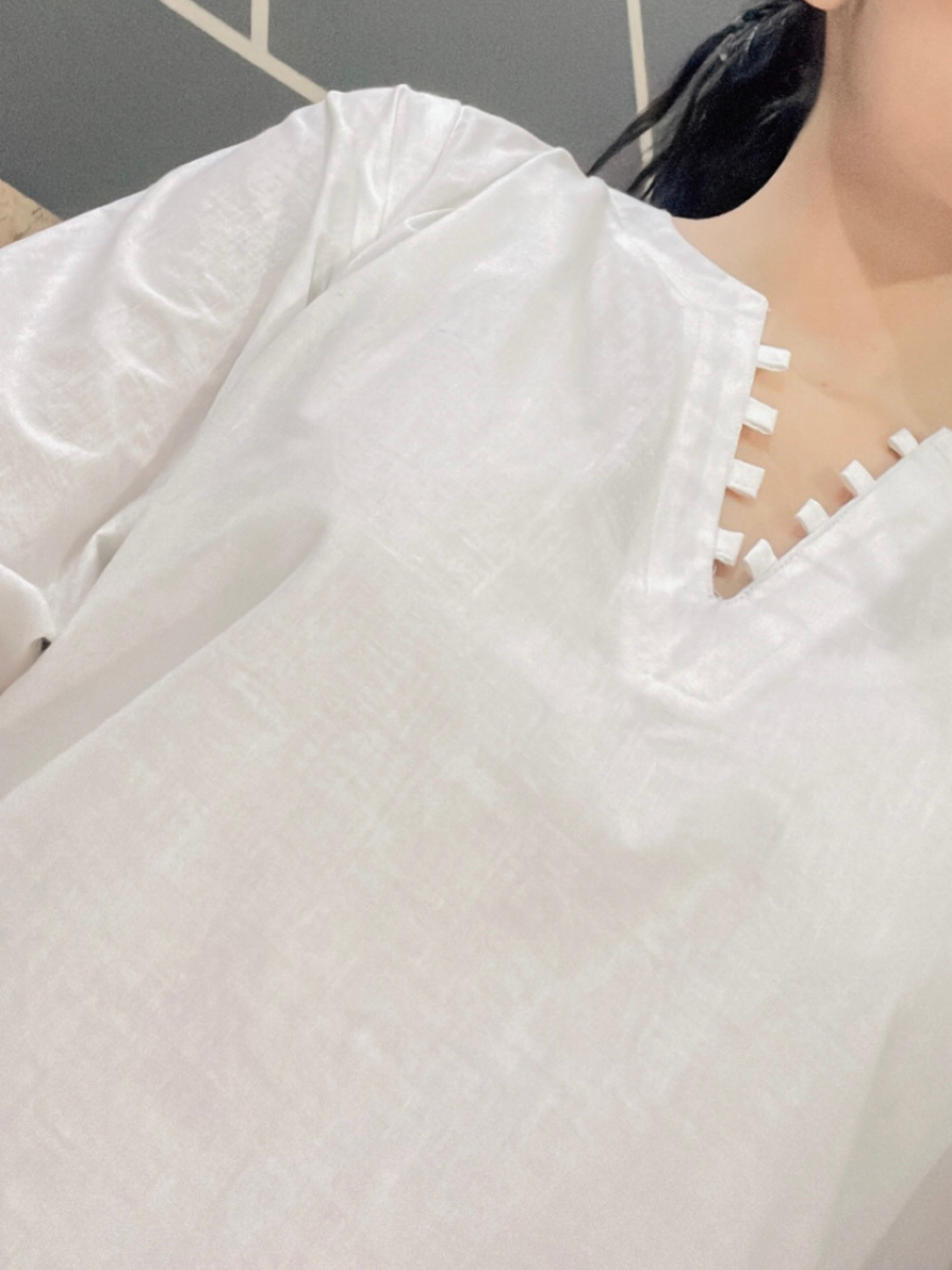 elegant off white soft cotton co ord set2 elegant off white soft cotton co ord set2