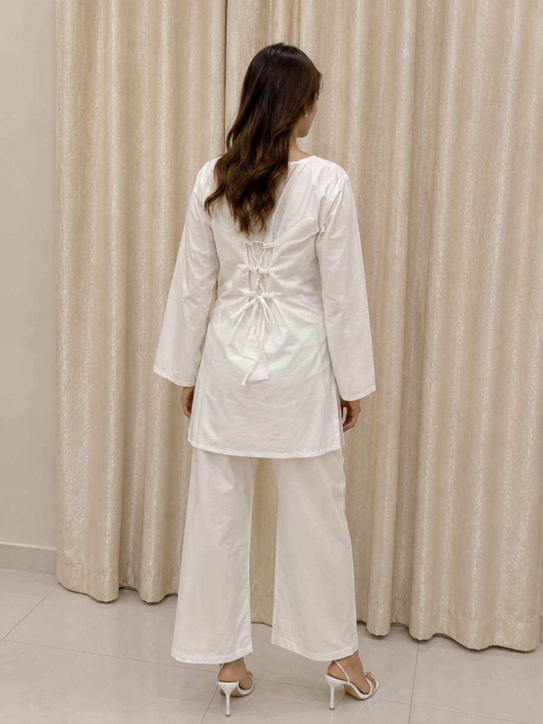 elegant off white soft cotton co ord set3 elegant off white soft cotton co ord set3