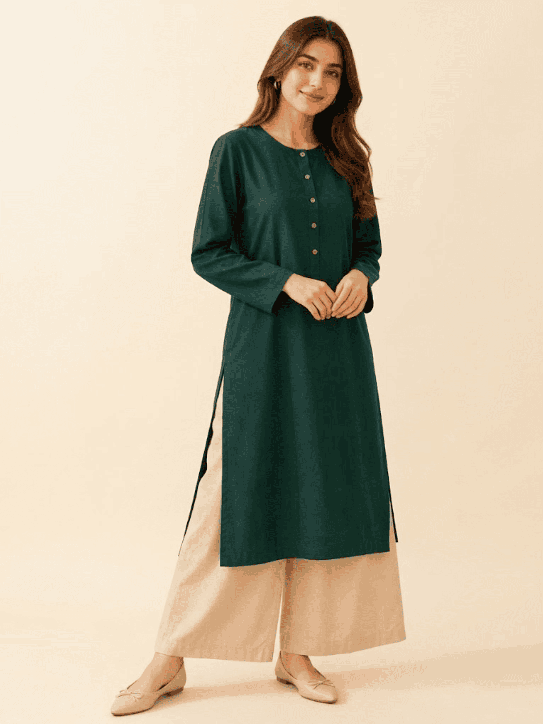 Home Long Kurta Set