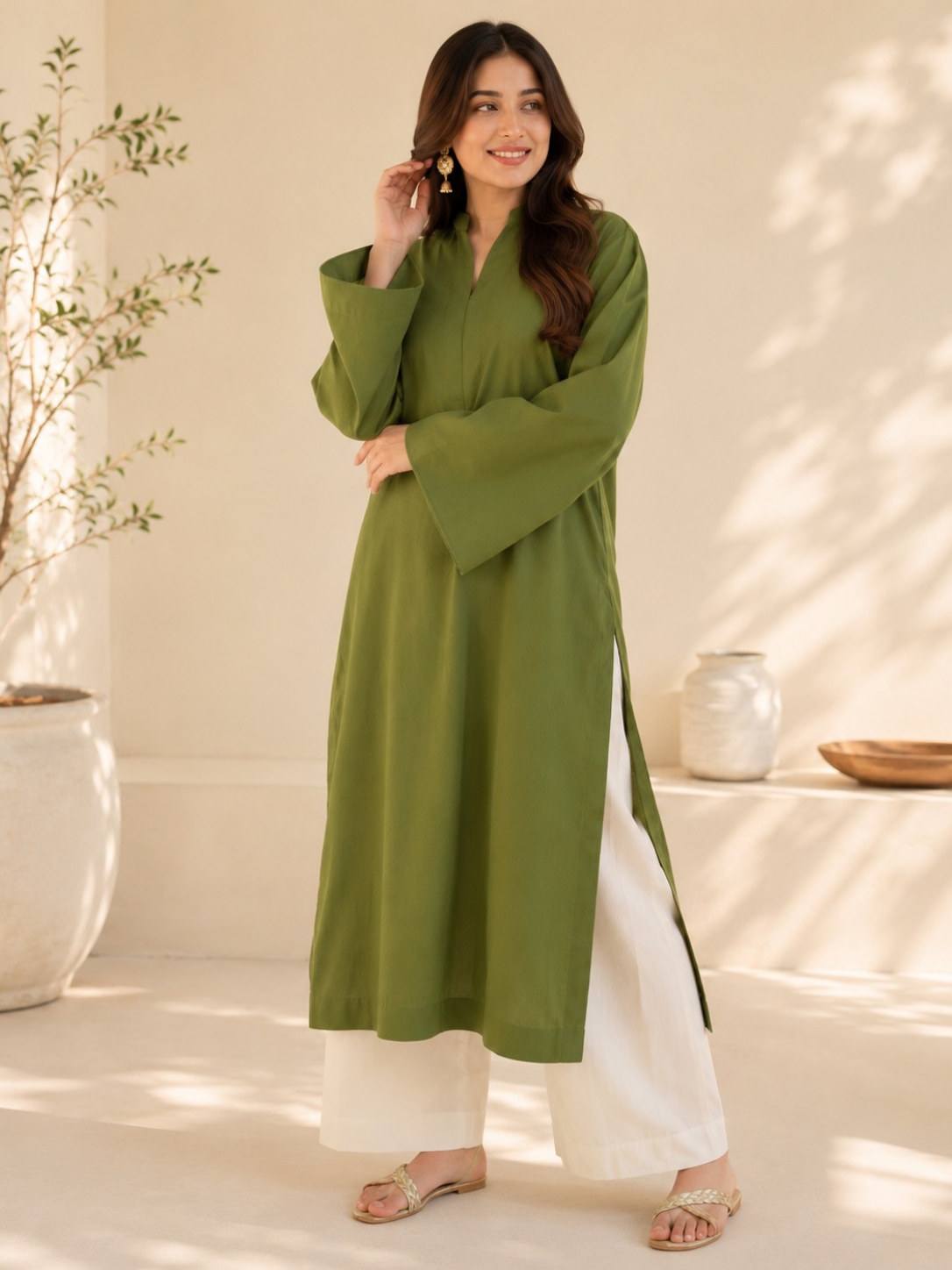 mehndi grace – premium mehndi kurta set2 mehndi grace – premium mehndi kurta set2