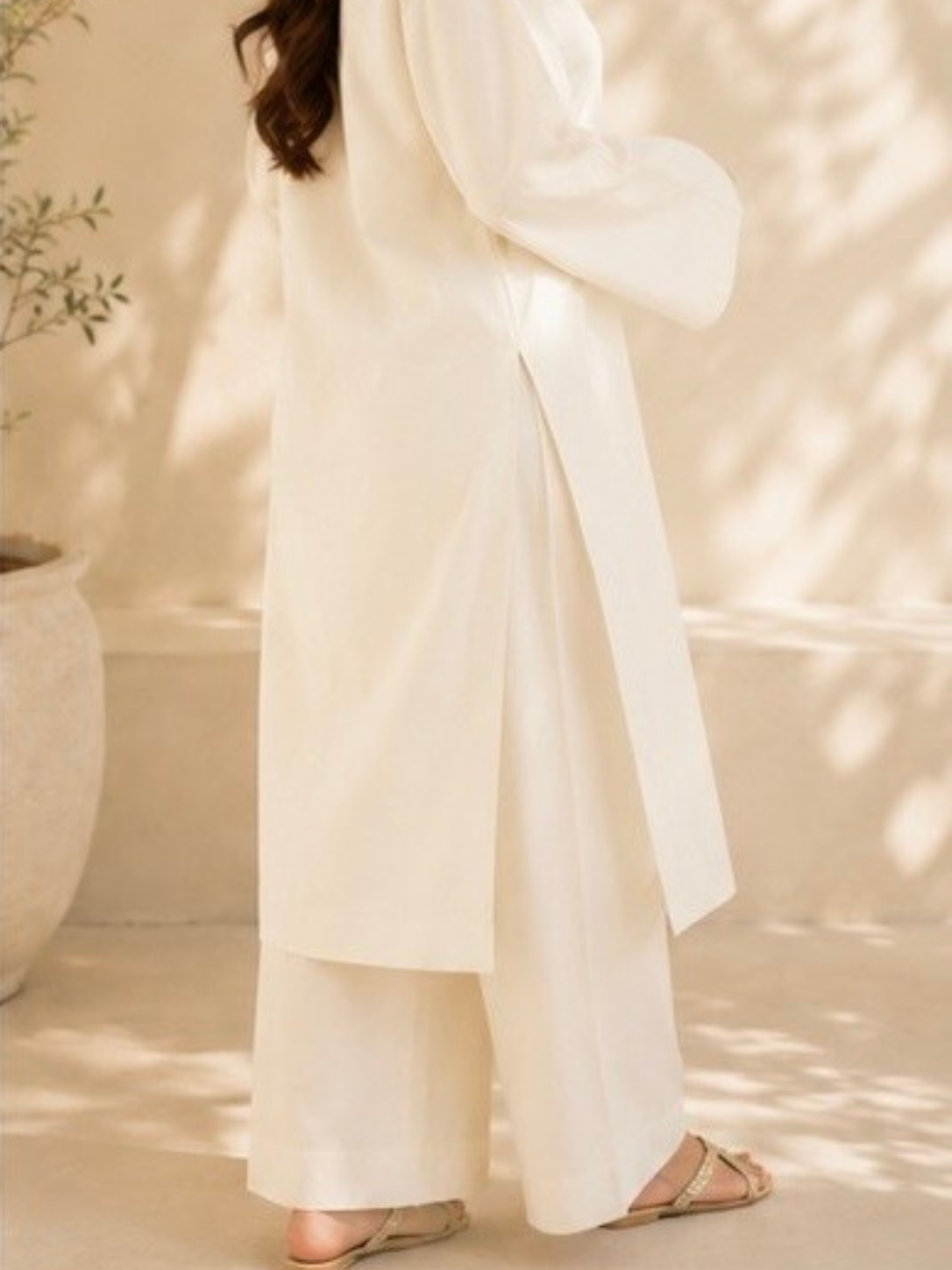 off white grace – premium kurta set2 off white grace – premium kurta set2