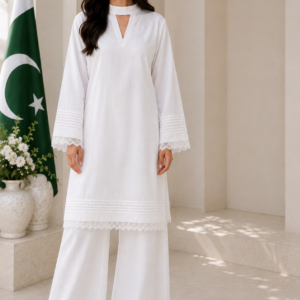 white grace co ord set
