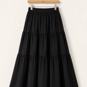black skirt