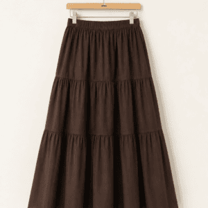 brown skirt