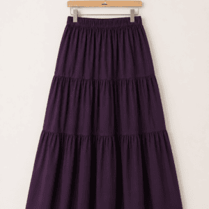 dark purple skirt
