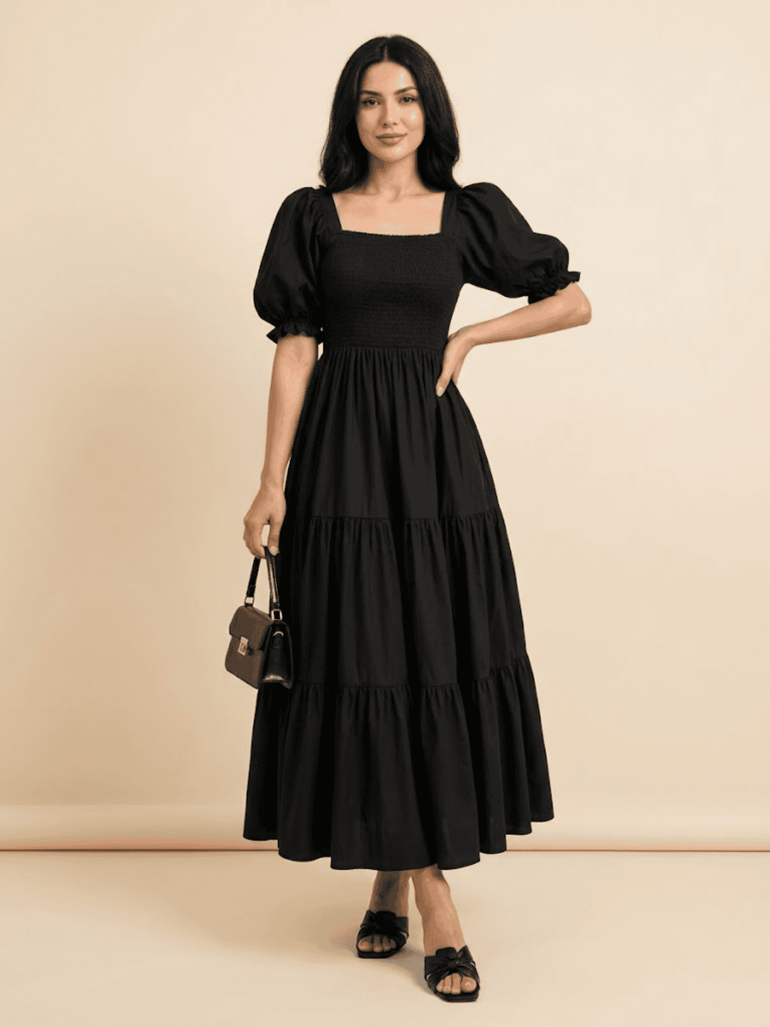 black-long-cotton-maxi-frok