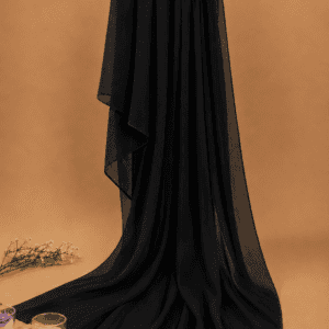 noir black chiffon dupatta