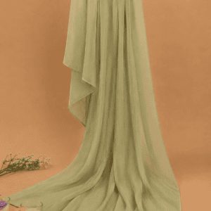 pistachio green chiffon dupatta