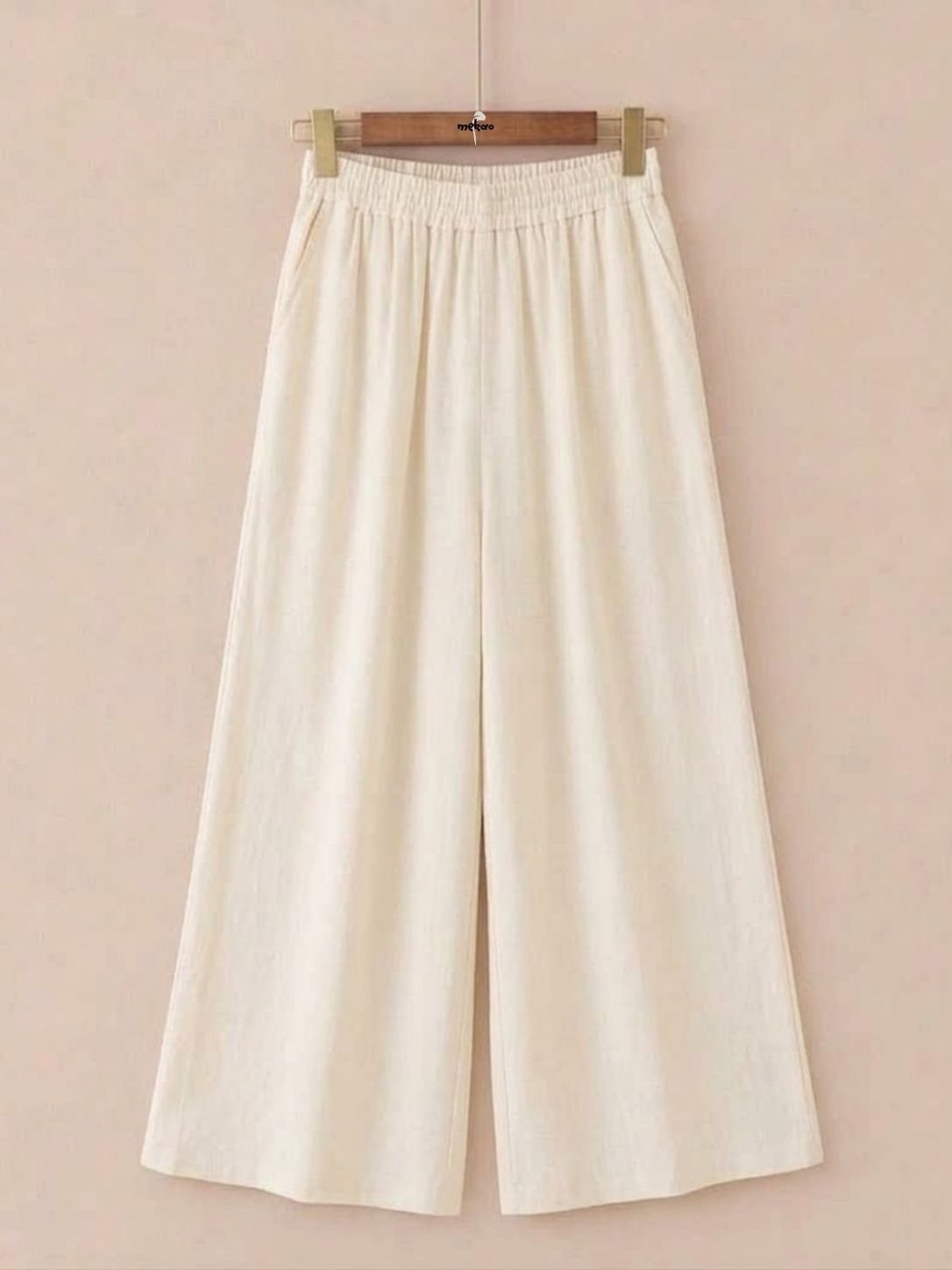 womens-cream-loose-cotton-flapper-trouser