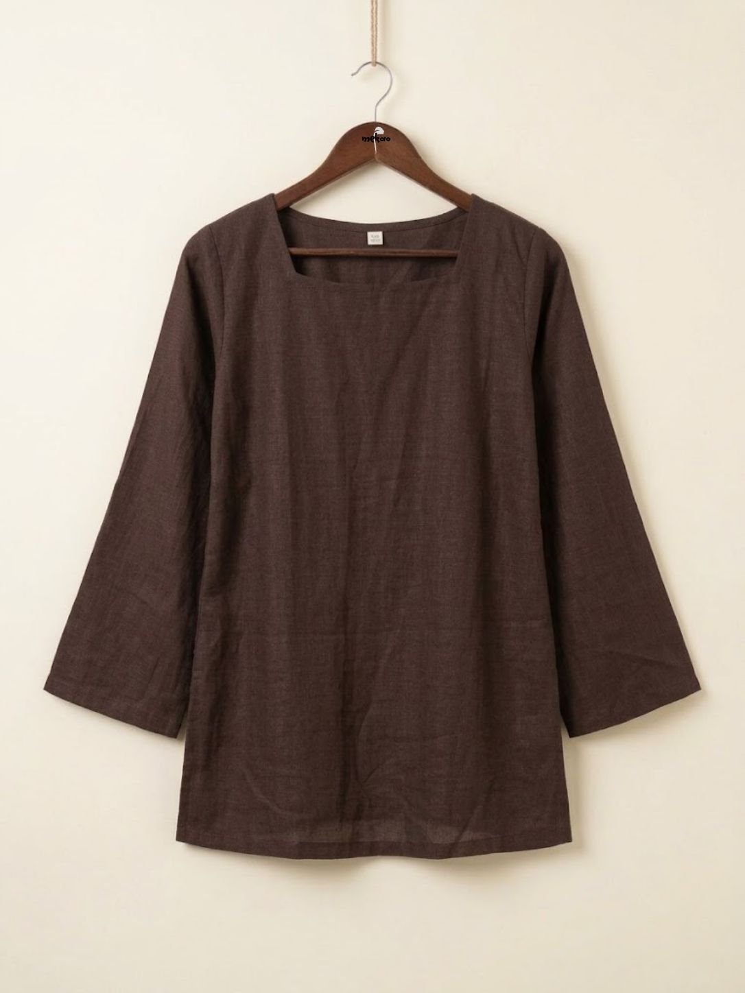 elegant-chocolate-brown-short-kurti-top